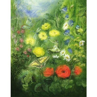 Cornelia Haendler. Blütenmeer. Kunstdruck, ca. DIN-A4