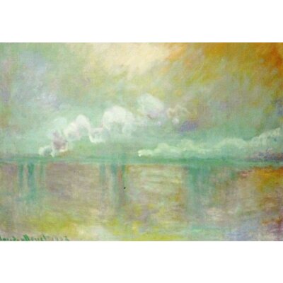Claude Monet. Charing Cross Bridge, Nebel über der...