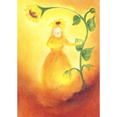 Baukje Exler. Het zonnebloemvrouwtje. D. Sonnenblumenmädchen