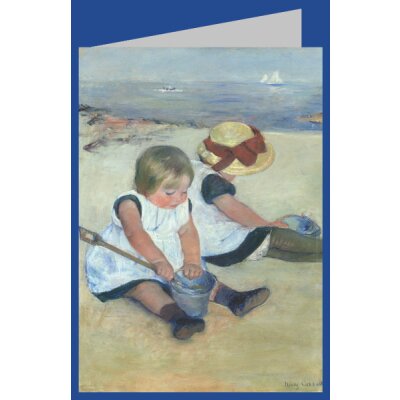 Mary Cassatt. Am Strand spielende Kinder, 1884