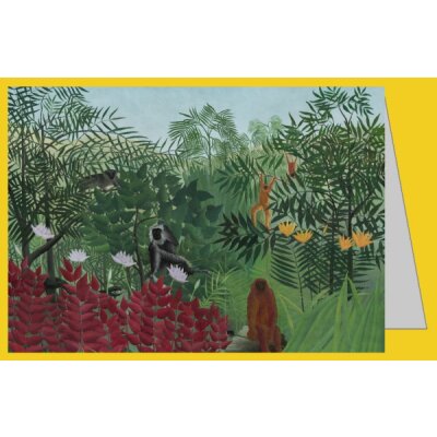 Henri Rousseau. Tropischer Wald mit Affen, 1910