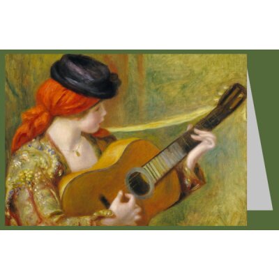 Pierre-Auguste Renoir. Junge Spanierin mit Gitarre 1898