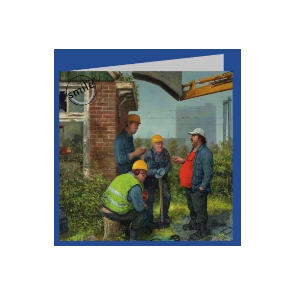 Marius van Dokkum. Eine Schaufel an der Spitze