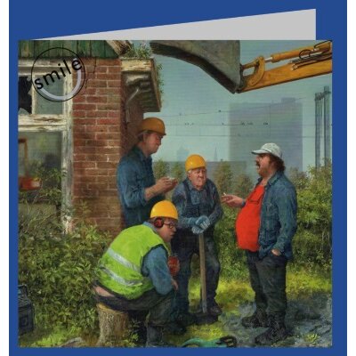 Marius van Dokkum. Eine Schaufel an der Spitze