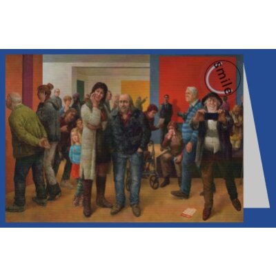 Marius van Dokkum. Museumsbesucher, 2018