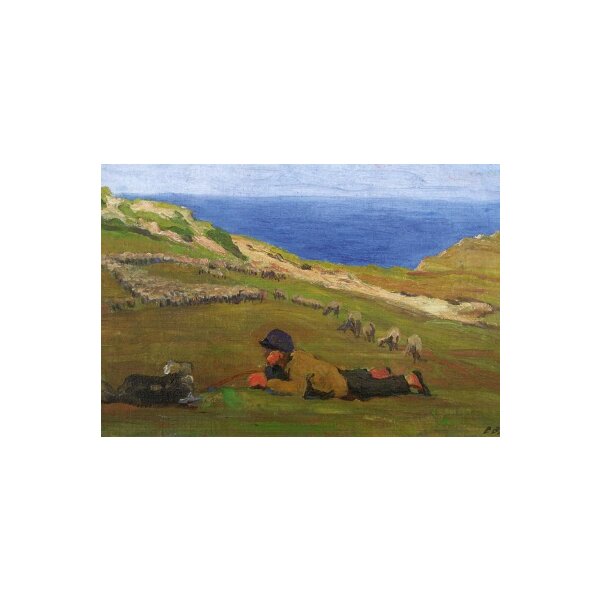 Elisabeth Büchsel. Hütejunge auf Hiddensee, 1911