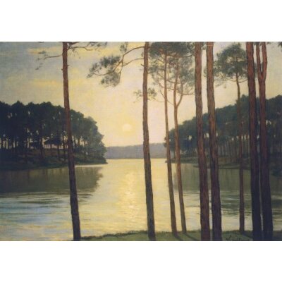 Walter Leistikow. Abendstimmung am Schlachtensee, um 1900
