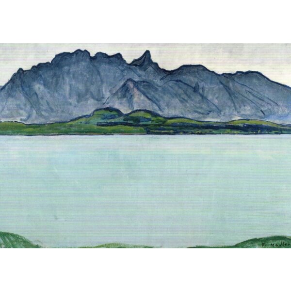 Ferdinand Hodler. Thuner See mit Stockhornkette, um 1910/11