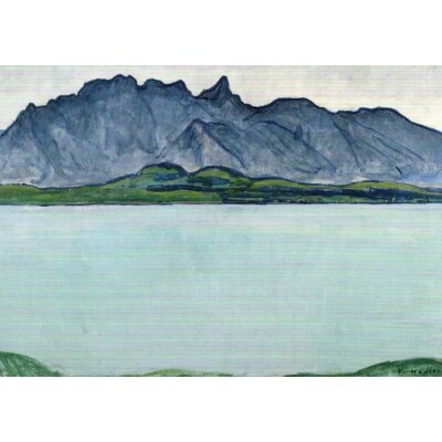 Ferdinand Hodler. Thuner See mit Stockhornkette, um 1910/11