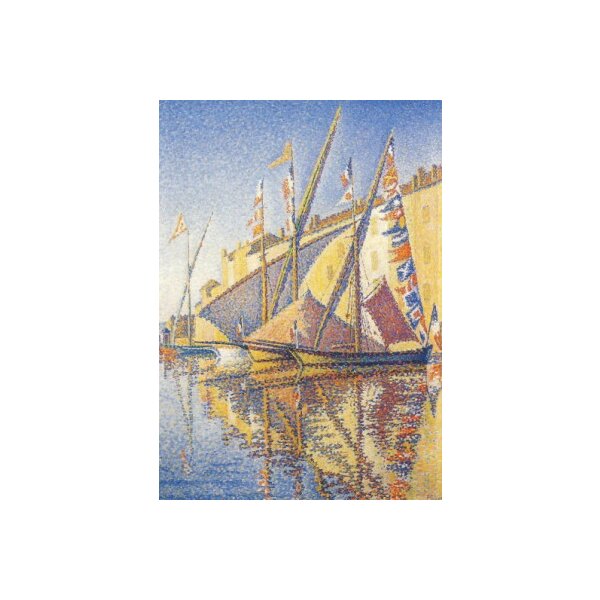 Signac, P. Segelboote im Hafen von St. Tropez, 1893