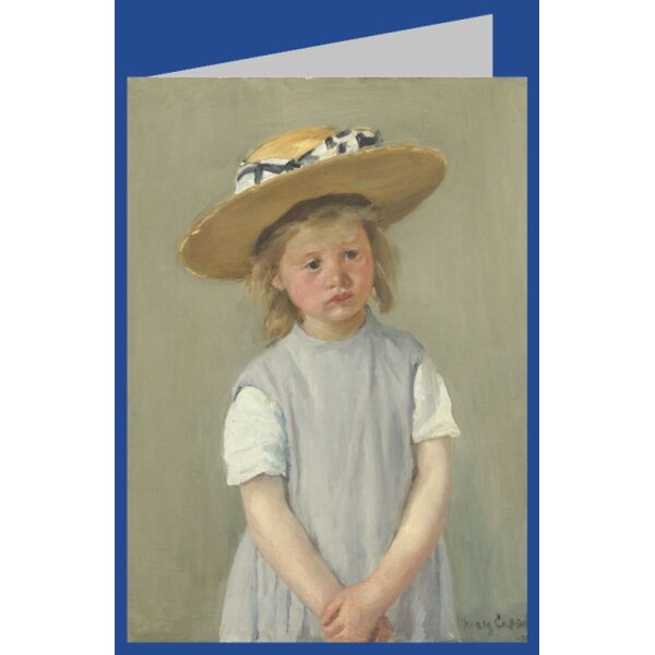 Mary Cassatt. Kind mit einem Strohhut, 1886.