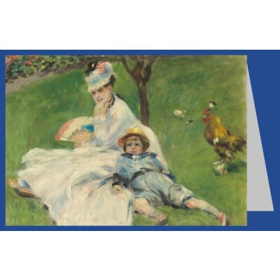 Pierre-Auguste Renoir. Madame Monet und ihr Sohn, 1874
