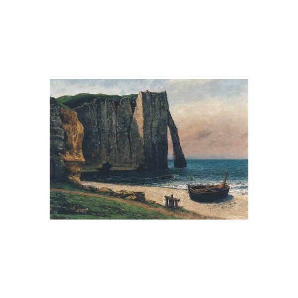 Gustave Courbet. Felsenküste bei Ètretat, um 1869
