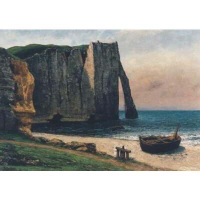 Gustave Courbet. Felsenküste bei Ètretat, um 1869