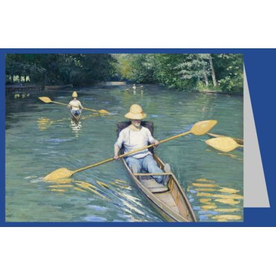Gustave Caillebotte. Skiffs 1877