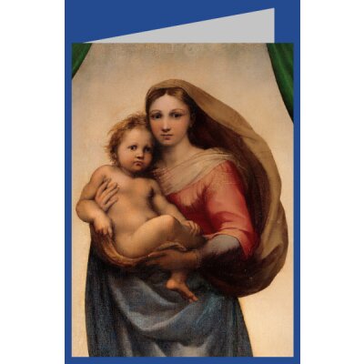 Raffael. Sixtinische Madonna, 1513 Ausschnitt