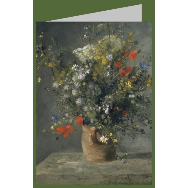 Auguste Renoir. Blumen in einer Vase, 1866