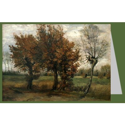 Vincent van Gogh. Herbstlandschaft mit vier Bäumen