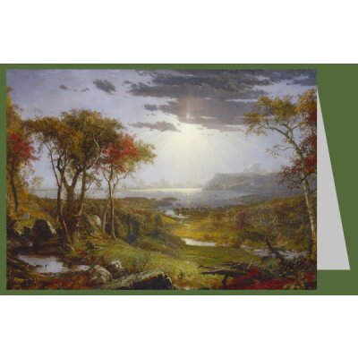 Jasper Francis Cropsey. Herbst - Auf dem Hudson River, 1860