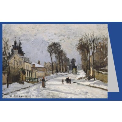 Camille Pissarro. Route nach Versailles, Louveciennes, 1869
