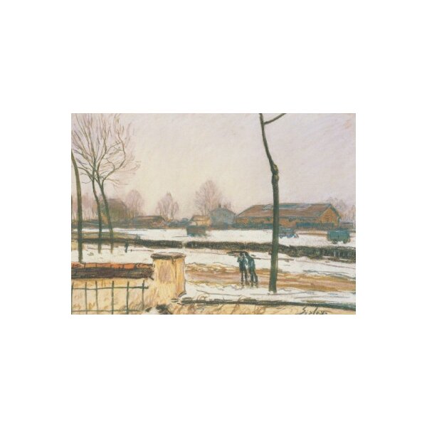 Alfred Sisley. Winterlandschaft, 1888