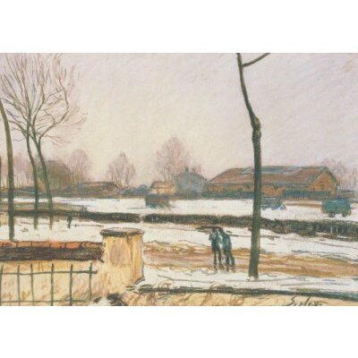 Alfred Sisley. Winterlandschaft, 1888