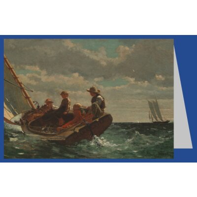 Winslow Homer. Breezing Up (ein guter Wind) 1876