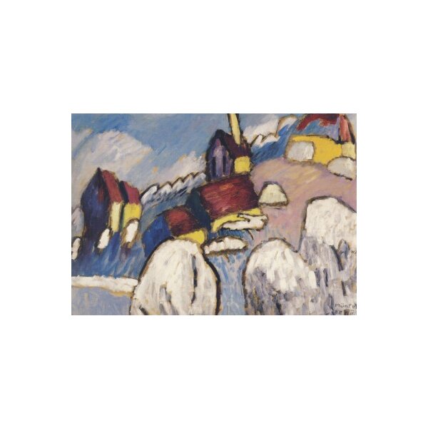 Gabriele Münter. Reiflandschaft, 1911
