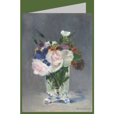 Edouard Manet. Blumen in einer Kristallvase, 1882