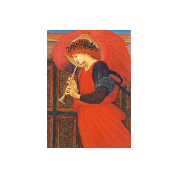 Edward Burne-Jones. Flageolett spielender Engel