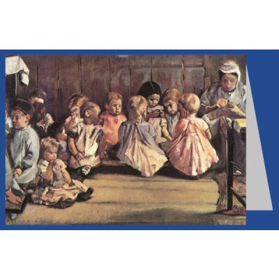 Max Liebermann. Kleinkindschule - 1. Fassung, 1875