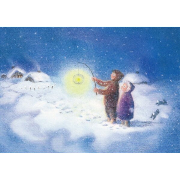 Monika Speck. Abend im Schnee