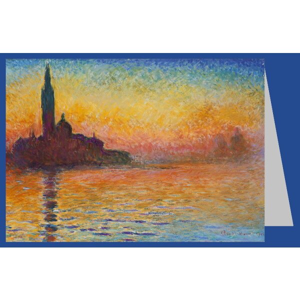 Claude Monet. San Giorgio Maggiore in der Abenddämmerung
