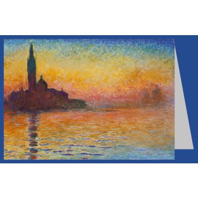 Claude Monet. San Giorgio Maggiore in der Abenddämmerung