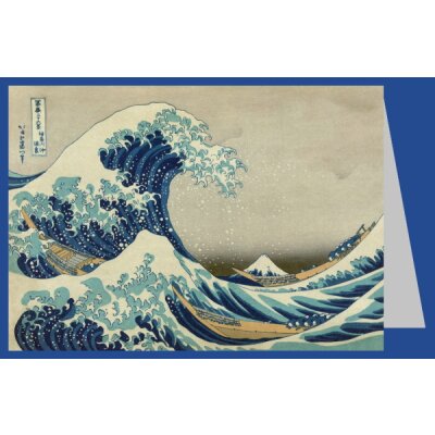 Katsushika Hokusai. Die große Welle vor Kanagawa,...