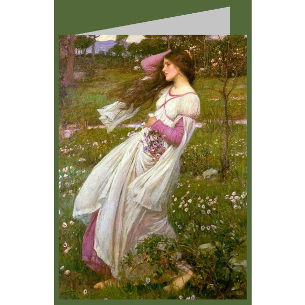 John William Waterhouse. Windblumen, 1903