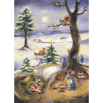 Karin Haslinger. Adventskalender mit 24 Türchen, 27 x 36 cm