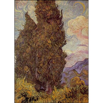 Vincent van Gogh. Zypressen, 1889