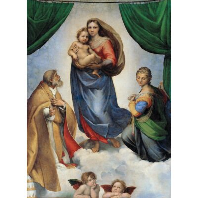Raffael. Sixtinische Madonna. KD ca. A4