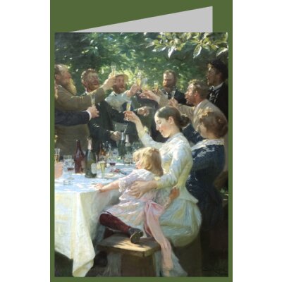 Peder Severin Krøyer. Feier der Künstler in...