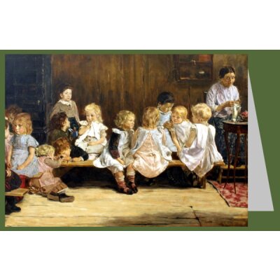 Max Liebermann. Kleinkindschule in Amsterdam, 1880