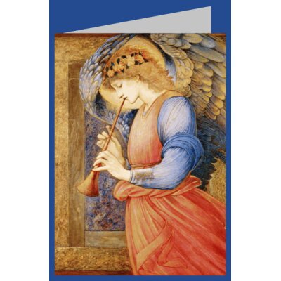Edward Burne-Jones. Flageolett spielender Engel