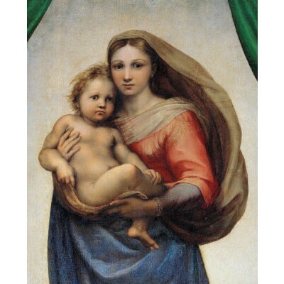 Raffael. Sixtinische Madonna (Brustbild). KD ca. A4