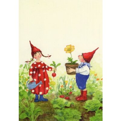 Daniela Drescher. Pippa und Pelle im Garten
