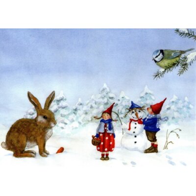 Daniela Drescher. Pippa und Pelle im Schnee