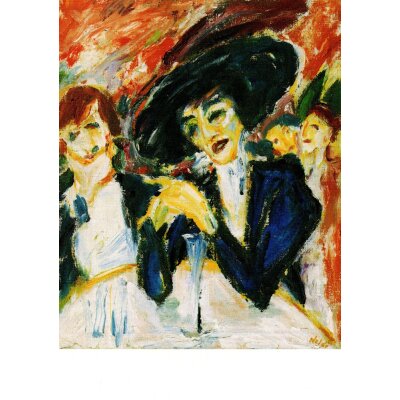 Emil Nolde. Am Weintisch, 1911