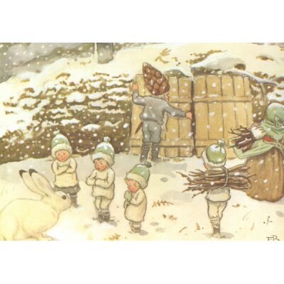 Elsa Beskow. Kinder im Winter