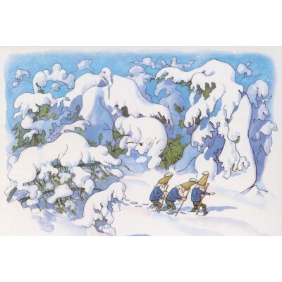 Ernst Kreidolf. Wintermärchens Zwerge