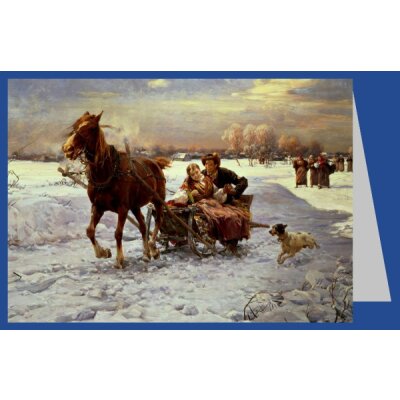 Viggo Johansen. Stille Nacht, um 1900