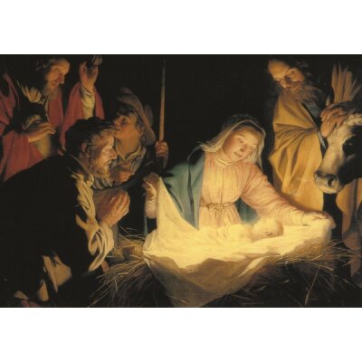 Gerard van Honthorst. Die Anbetung der Hirten.